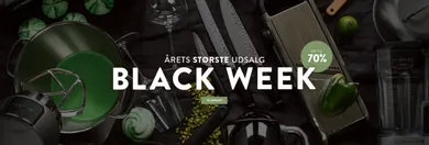 KitchenOne Black Week 2025 – Spar op til 70 % på kvalitetskøkkenudstyr